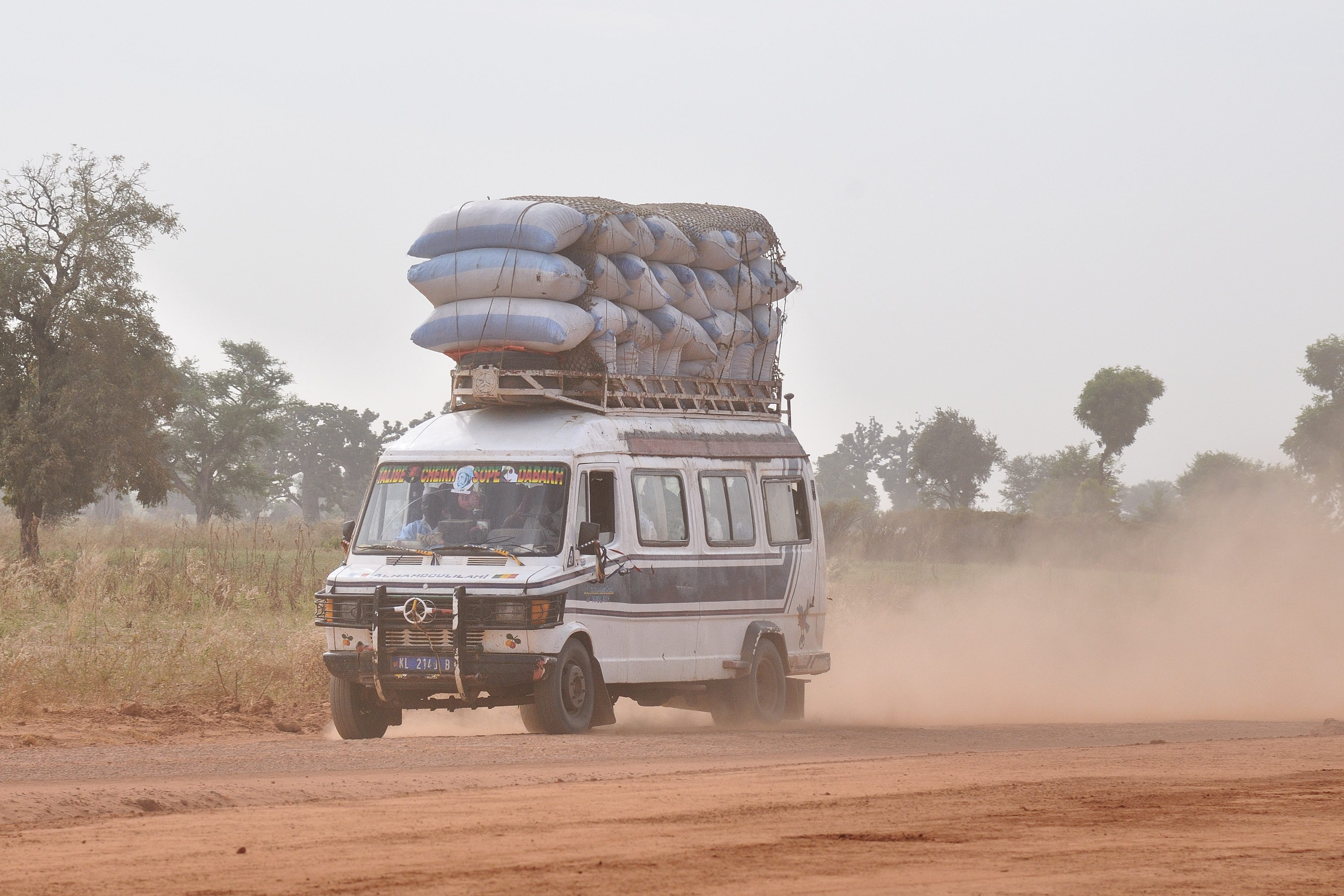 Transport de fourrage jusqu'au marché de Kaolack